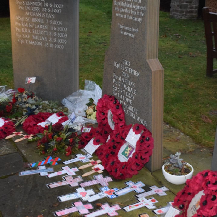 The memorial offered a poignant moment of reflection.