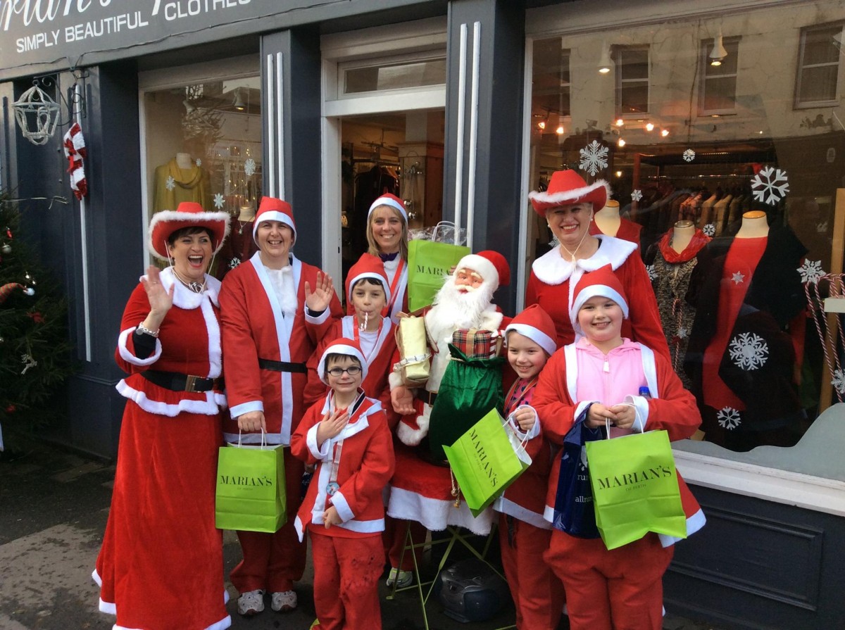 The first 40 Santa's to pop into Marian's each recieved a FREE furry headband worth £10!