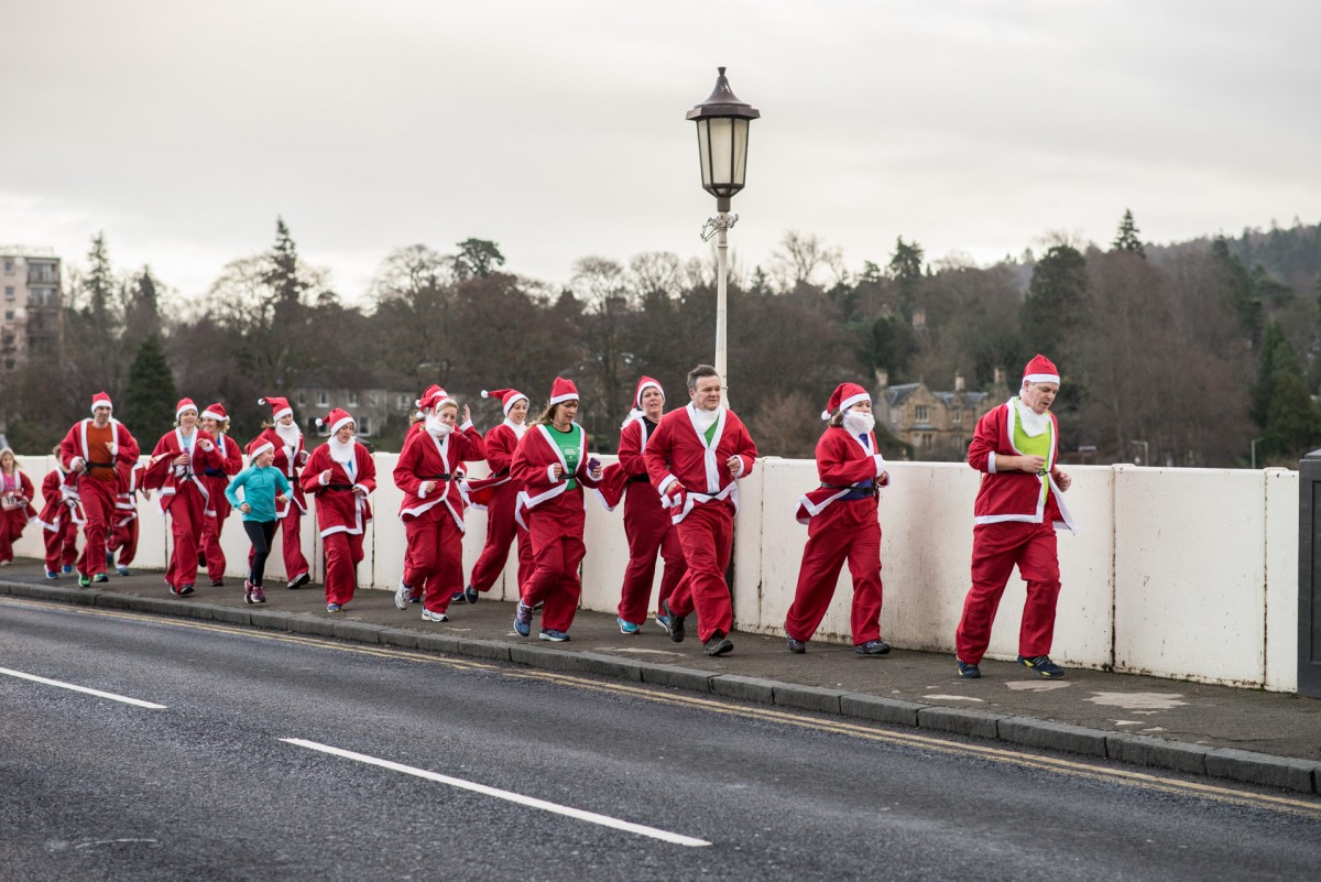 The scenic 5k route around  Perth was suitable for most ages and abilities.