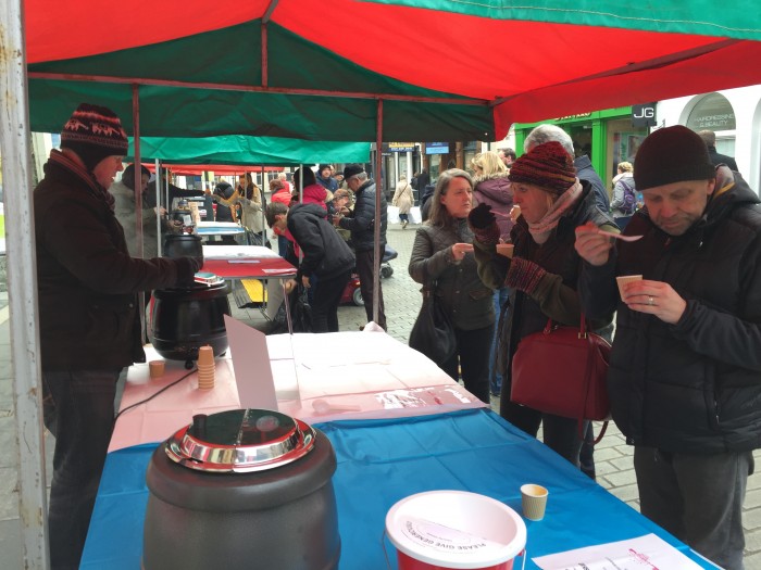 Cake, soup, chocolate and gin – what more could anyone want for a festive feast?