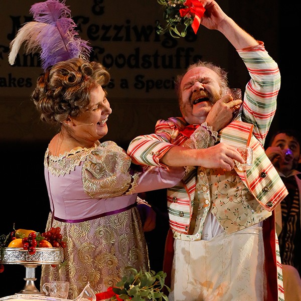 SCROOGE - Woman with Purple Feather in Hair