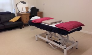 Taylored Massage therapy room