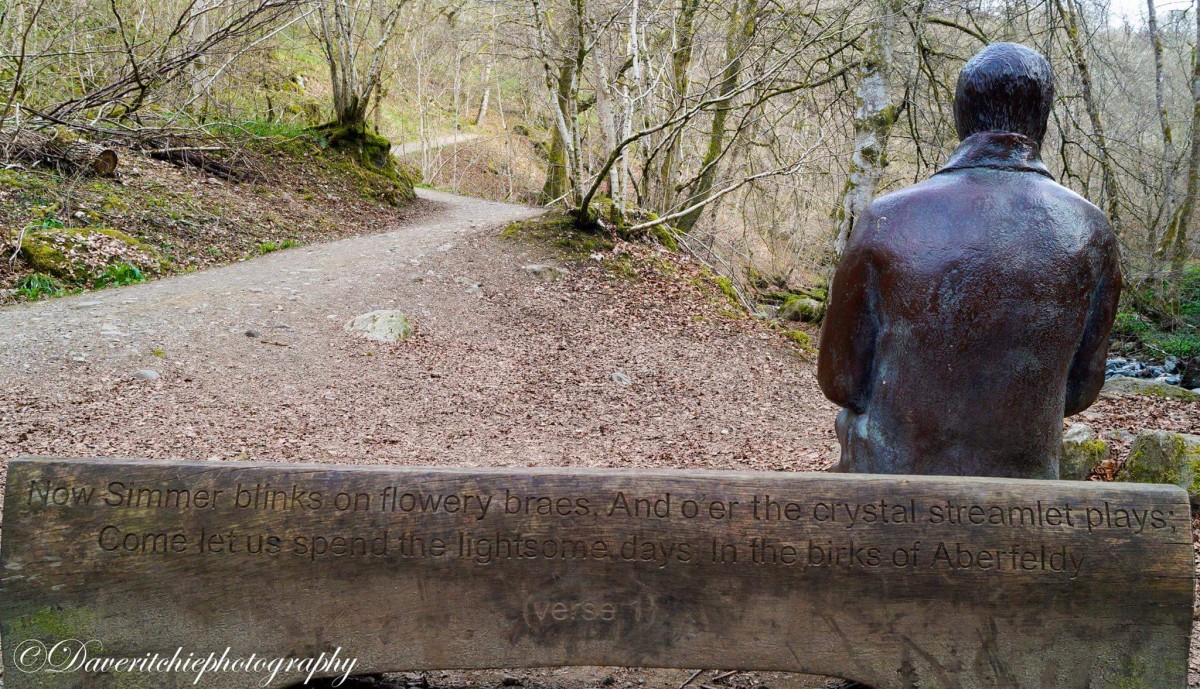 David Ritchie got some wonderful shots of 'The Birks of Aberfeldy'