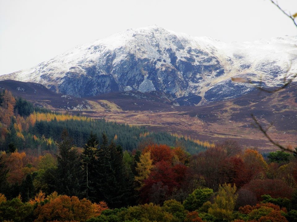 'Farewell to the mountains, high-cover'd with snow, Farewell to the straths and green vallies below' From My Heart's In the Highlands