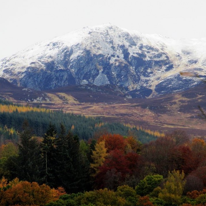 'Farewell to the mountains, high-cover'd with snow, Farewell to the straths and green vallies below' From My Heart's In the Highlands