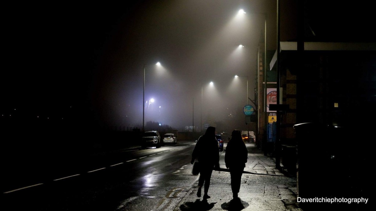 David Ritchie sent this picture of the Shore Road in Perth for 'How Lang & Dreary Is the Night'