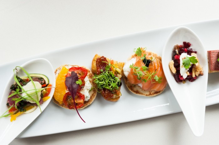 Sinclairs Catering spoons canapes