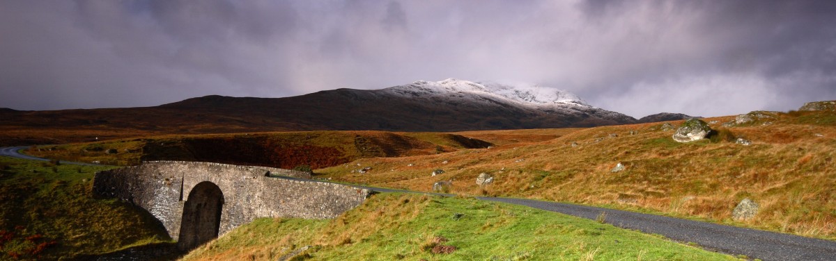 The Glen Lyon bridge looking magical.