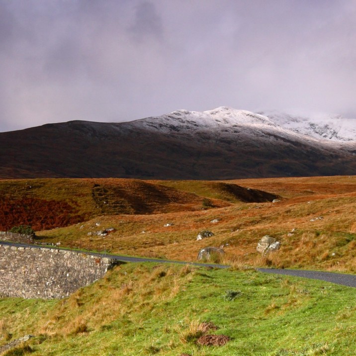 The Glen Lyon bridge looking magical.