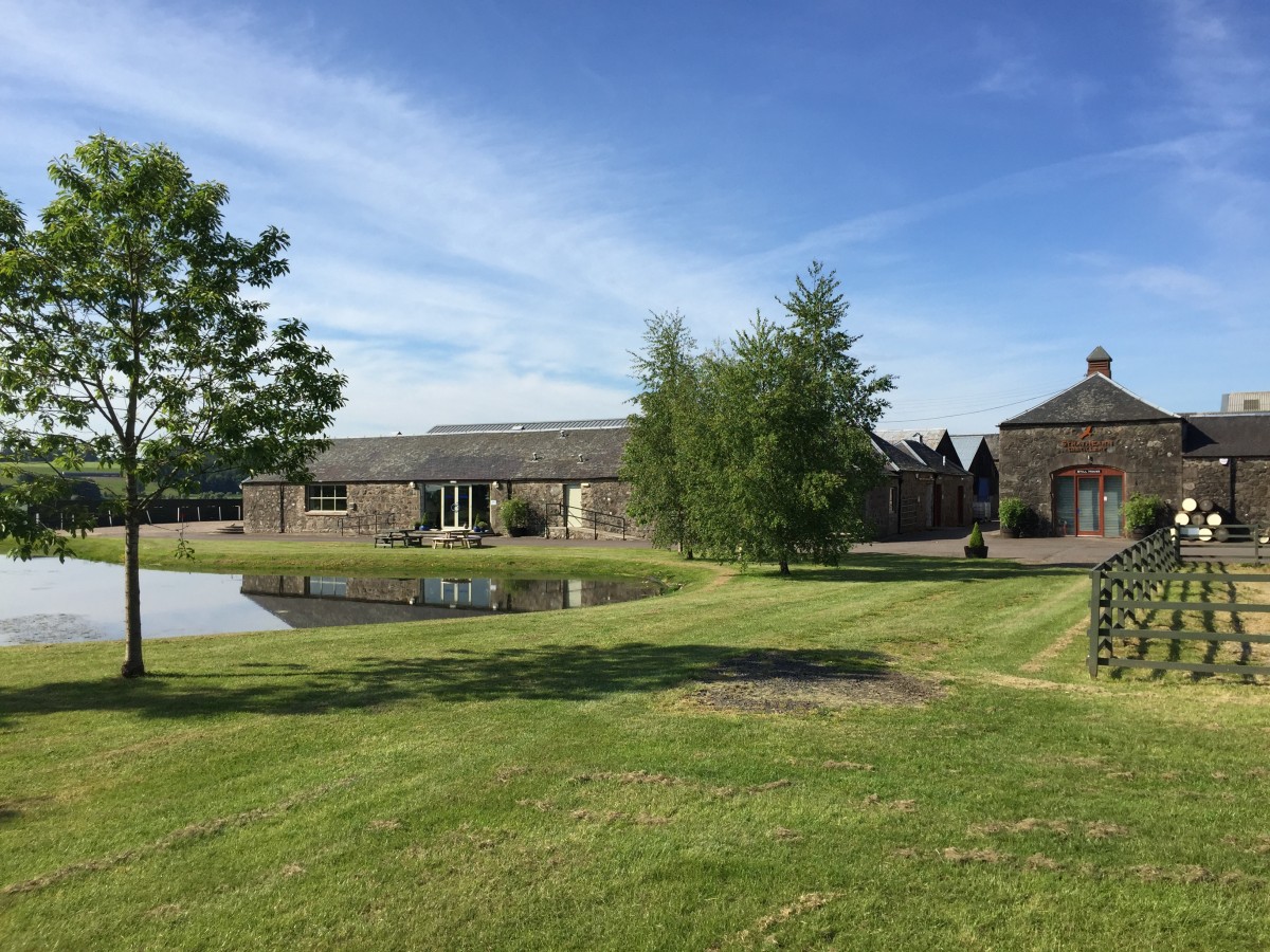 Bachilton Barn grass and pond