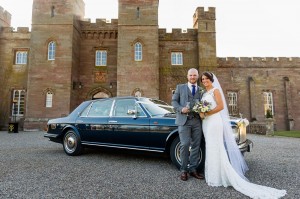 Scone Palace Weddings car