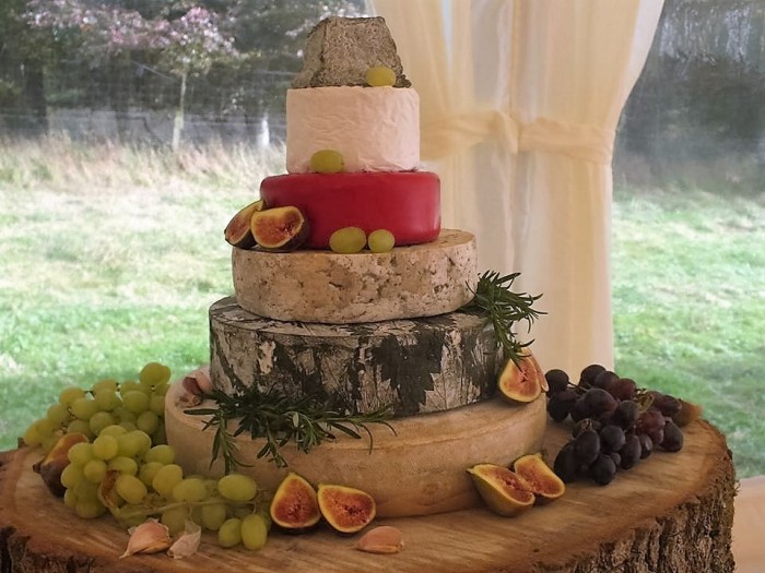 Provender Brown cheese wedding cakes have increased hugely in popularity over the last few years!