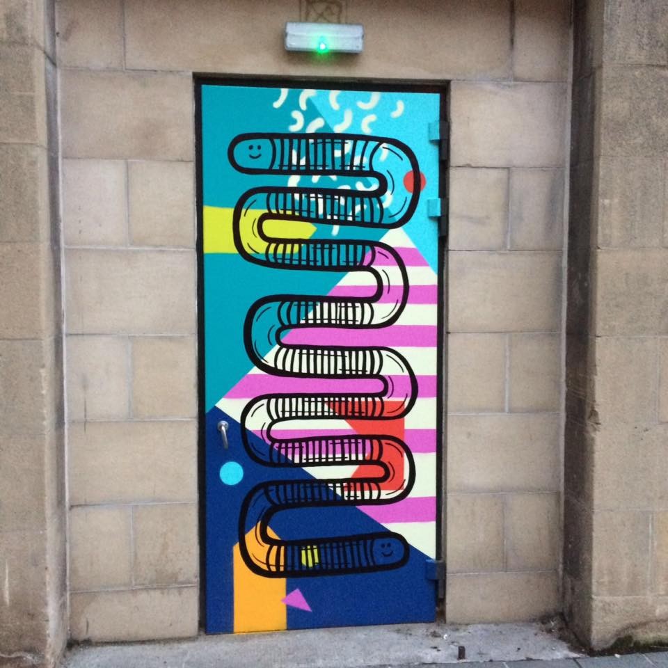 PAINTED DOORS - Snake door