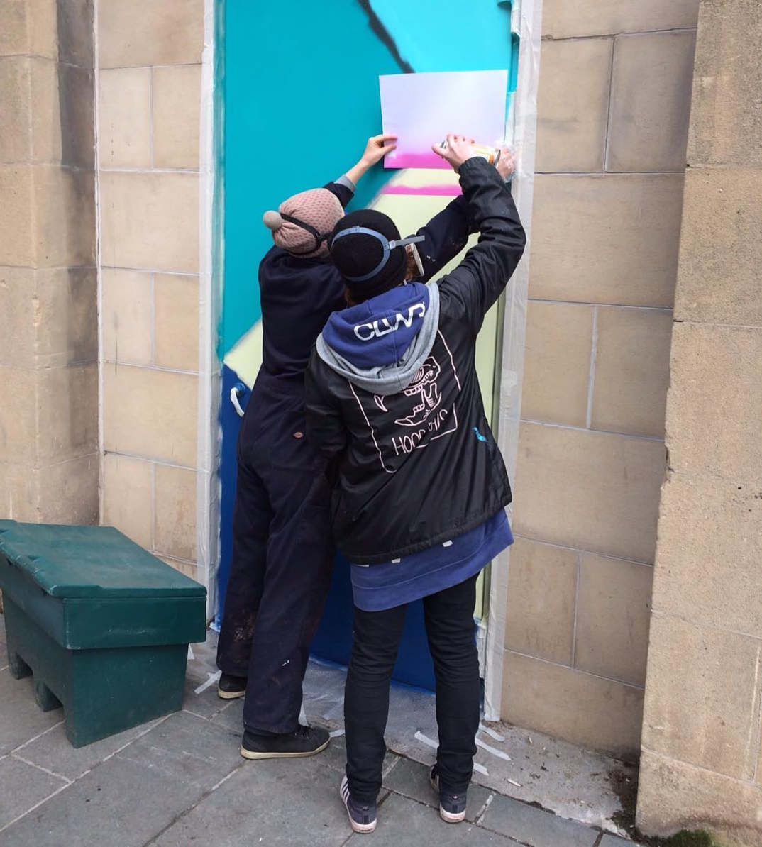 PAINTED DOORS - people designing door