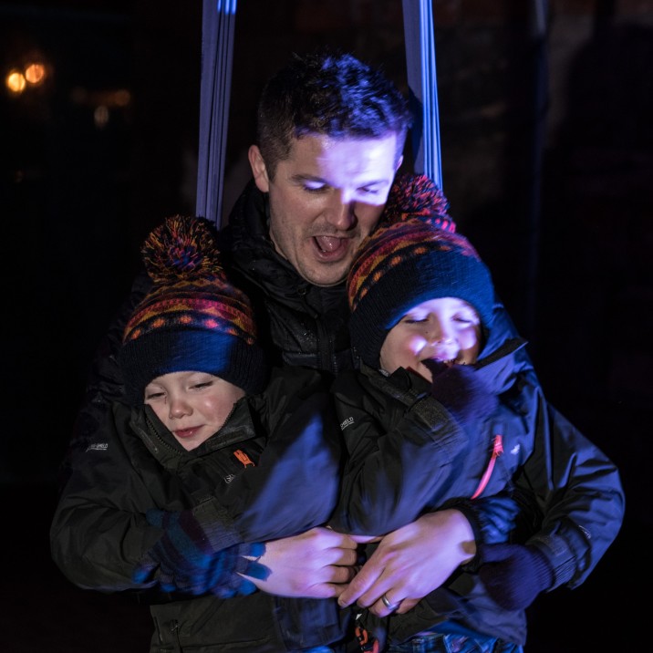 Adventure Circus were on hand to help give people an aerial view of Norie Miller with their circus workshop!