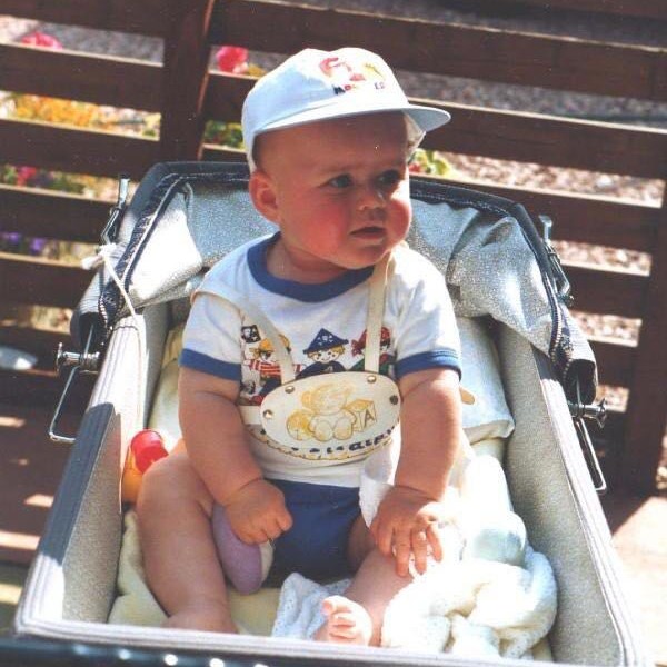 I Love this picture because it's my best friend Rohan as a chubby lil' baby.  He's one of the funniest, silliest, caring people I know and he's been through so much in his life already. He deserves ALL the love in the world. -  Sent in By Amy