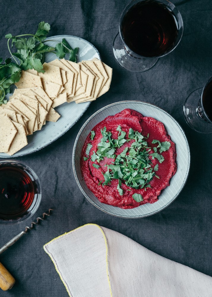 This beetroot hummus is the perfect dip and side for any meal.