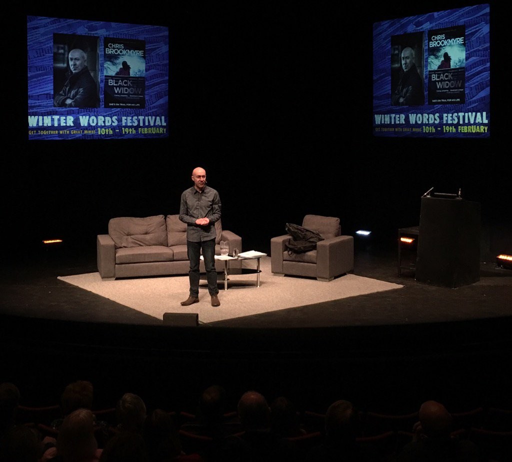Christopher Brookmyre at Winter Words