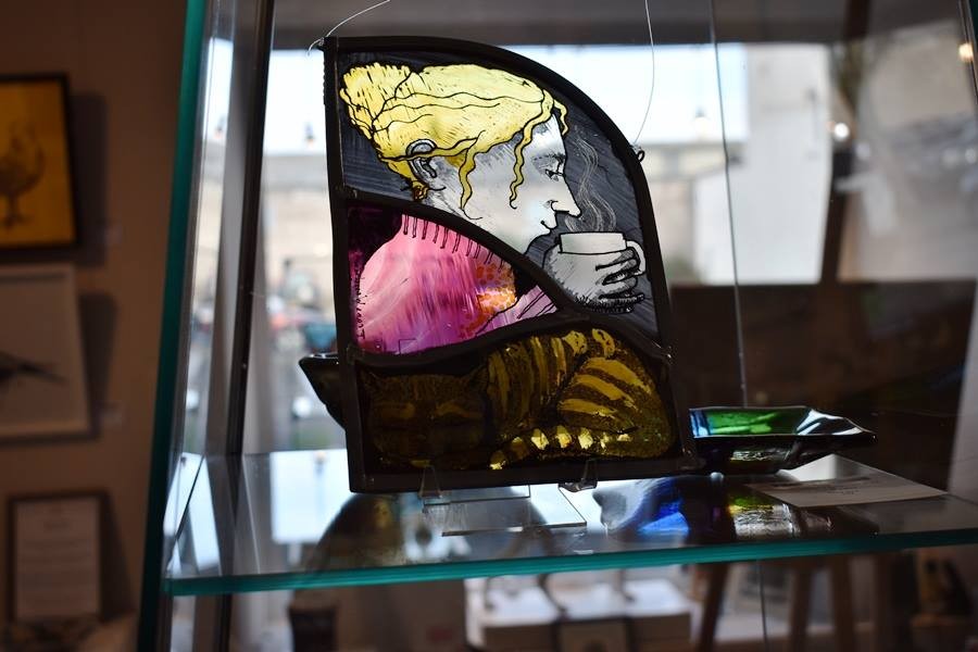 Frames Interiors stained glass