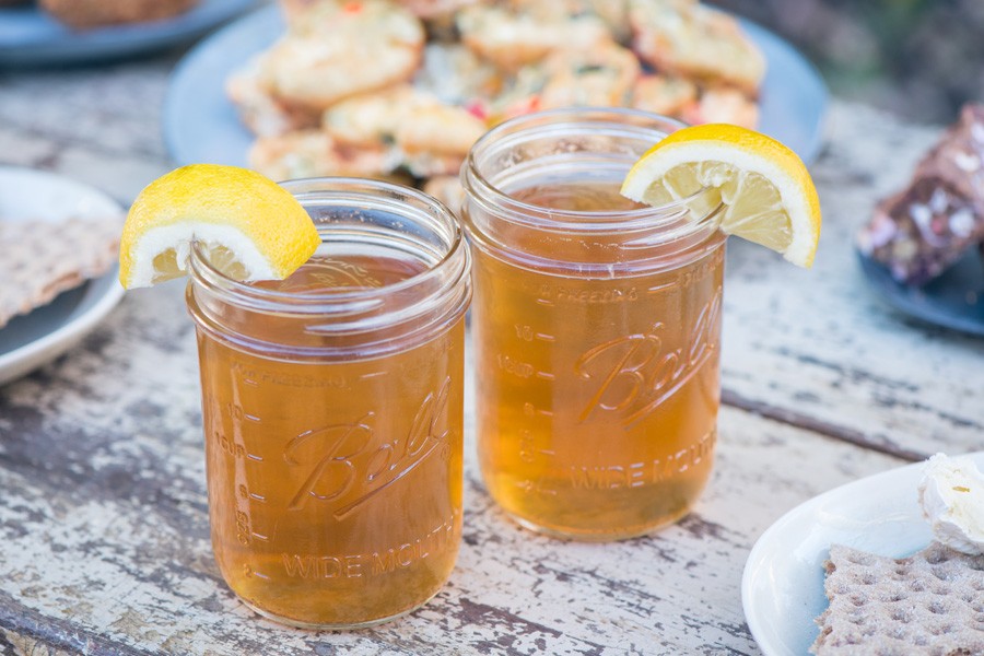 This deliciously refreshing Iced Tea is not only super tasty and easy to make but it's also got medicinal properties and is great for morning sickness!
