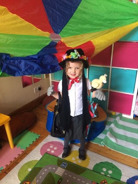 Ruby as the perfect Mary Poppins for World Book day!
