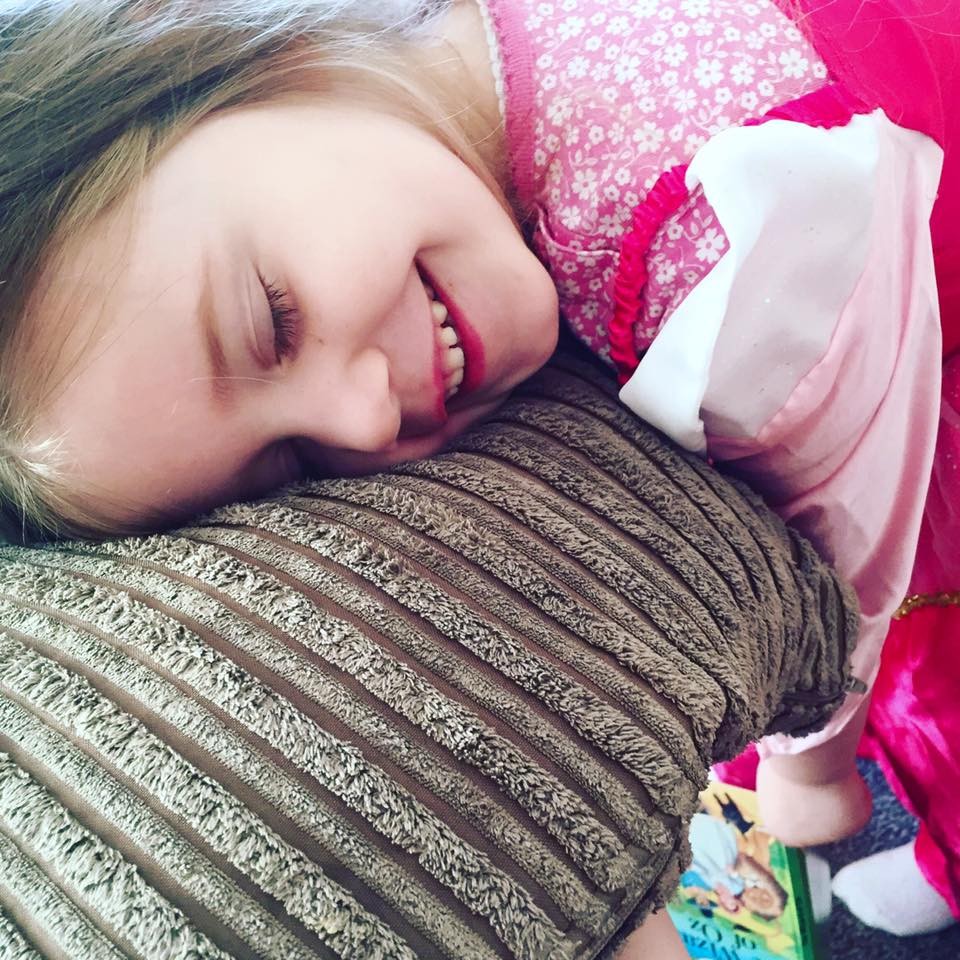 Eilidh as the perfect sleeping beauty!