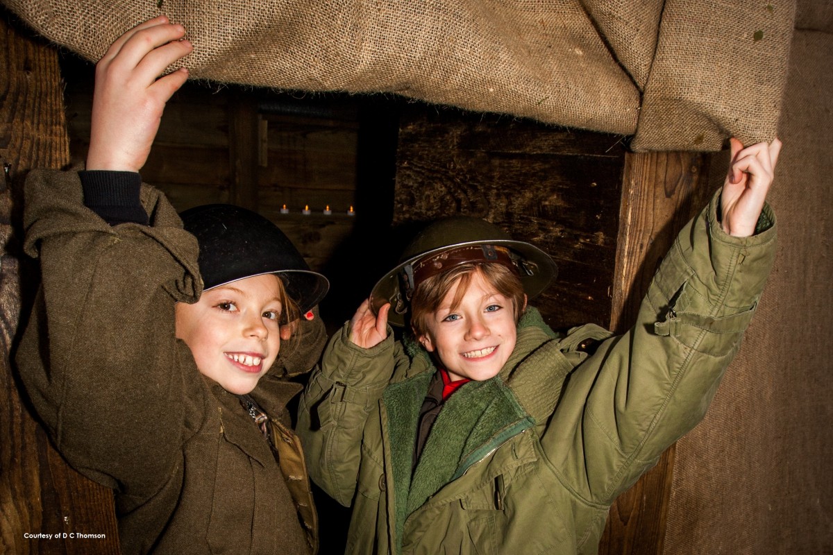 Black Watch Easter kids hats