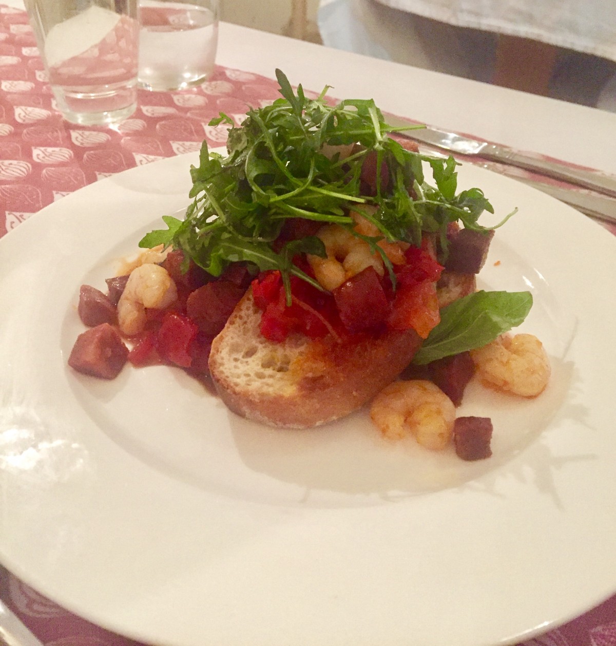 APRON STAGE - Chorizo and Prawn