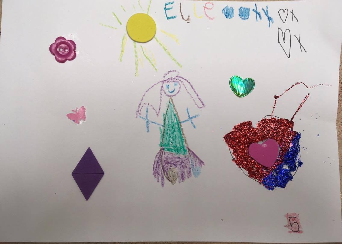 Elle aged 5
