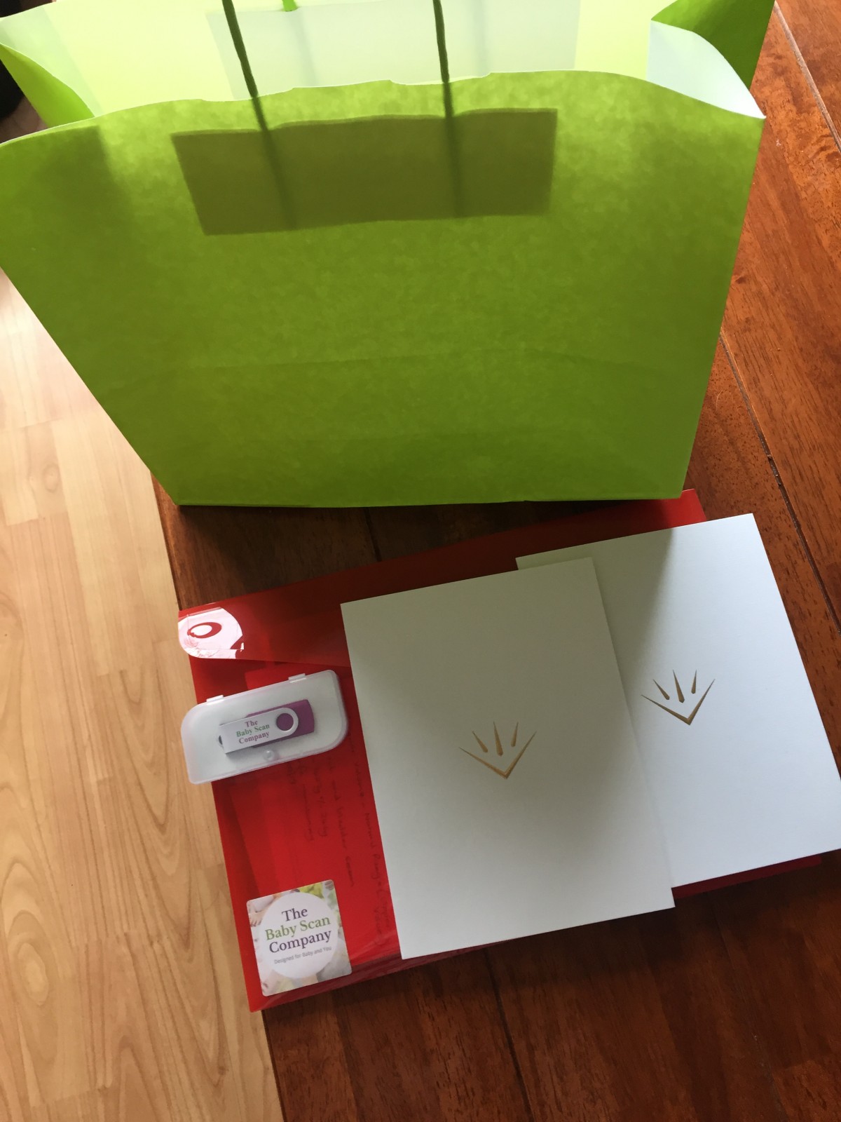Baby Scan goodie bag