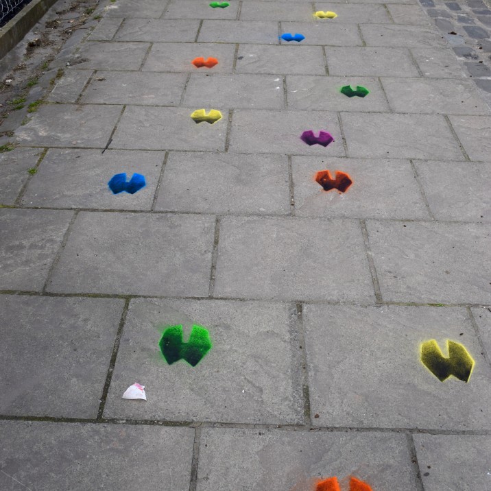 Vennels Guerilla Art Project Cow Vennel colourful hoofs