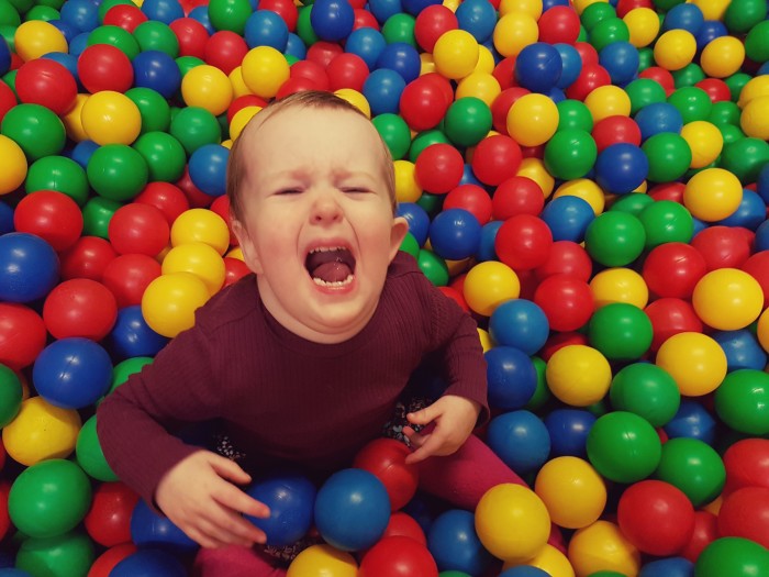 Freya in ballpool