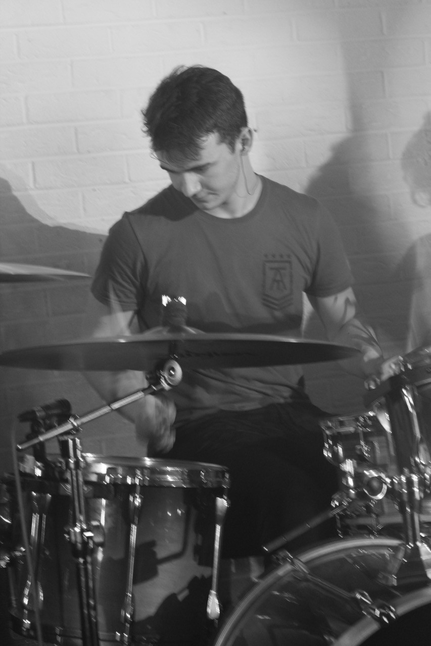 Black & White drummer