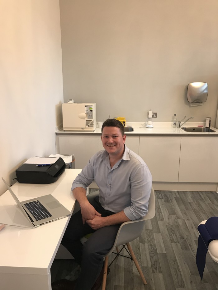Sports Podiatry Scotland - Alastair in office