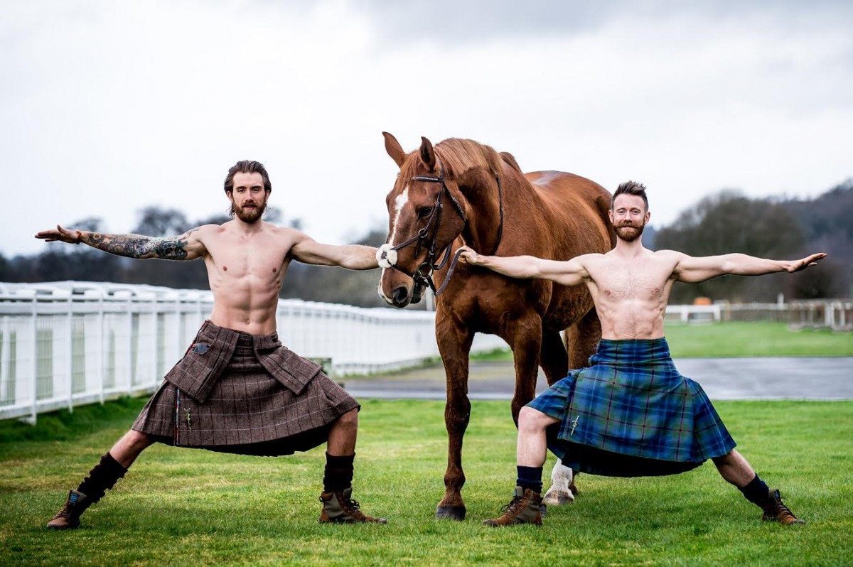 Perth Races - Kilted Yogis