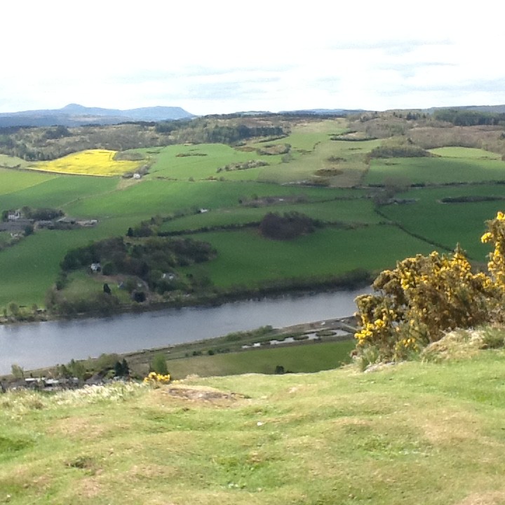 A nice river that you can see from the top of Kinnoull hill