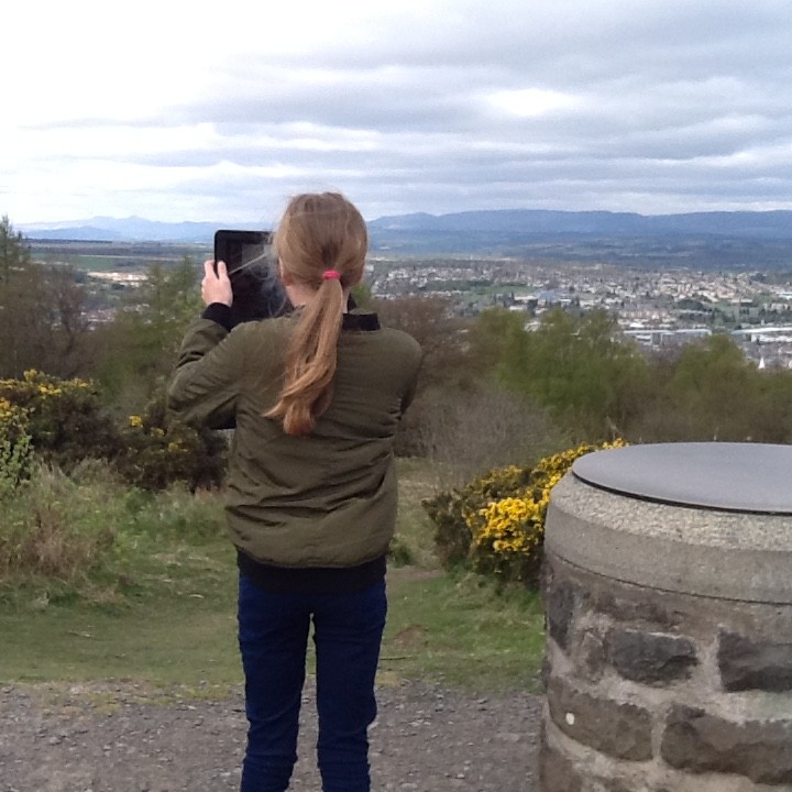 A view of perth from the top of the hill