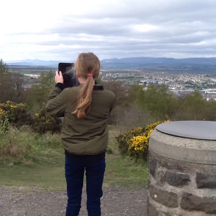 A view of perth from the top of the hill