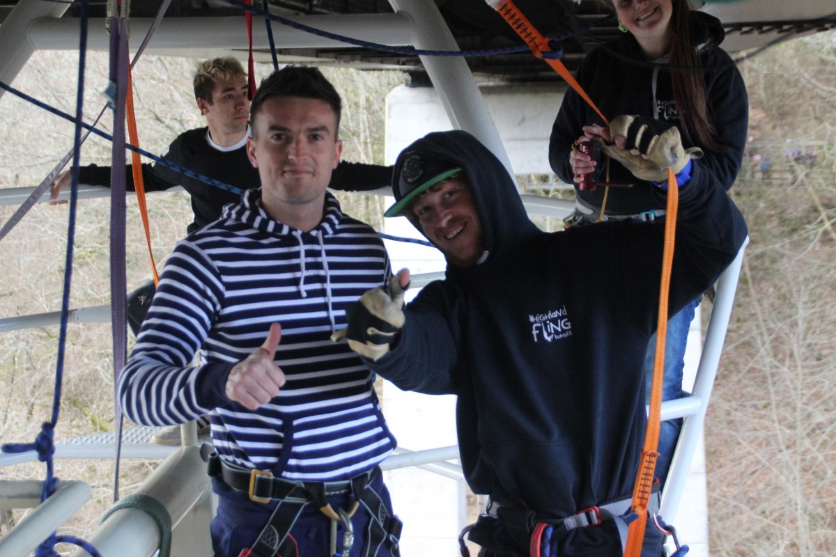 Highland Fling Bungee - Gary before
