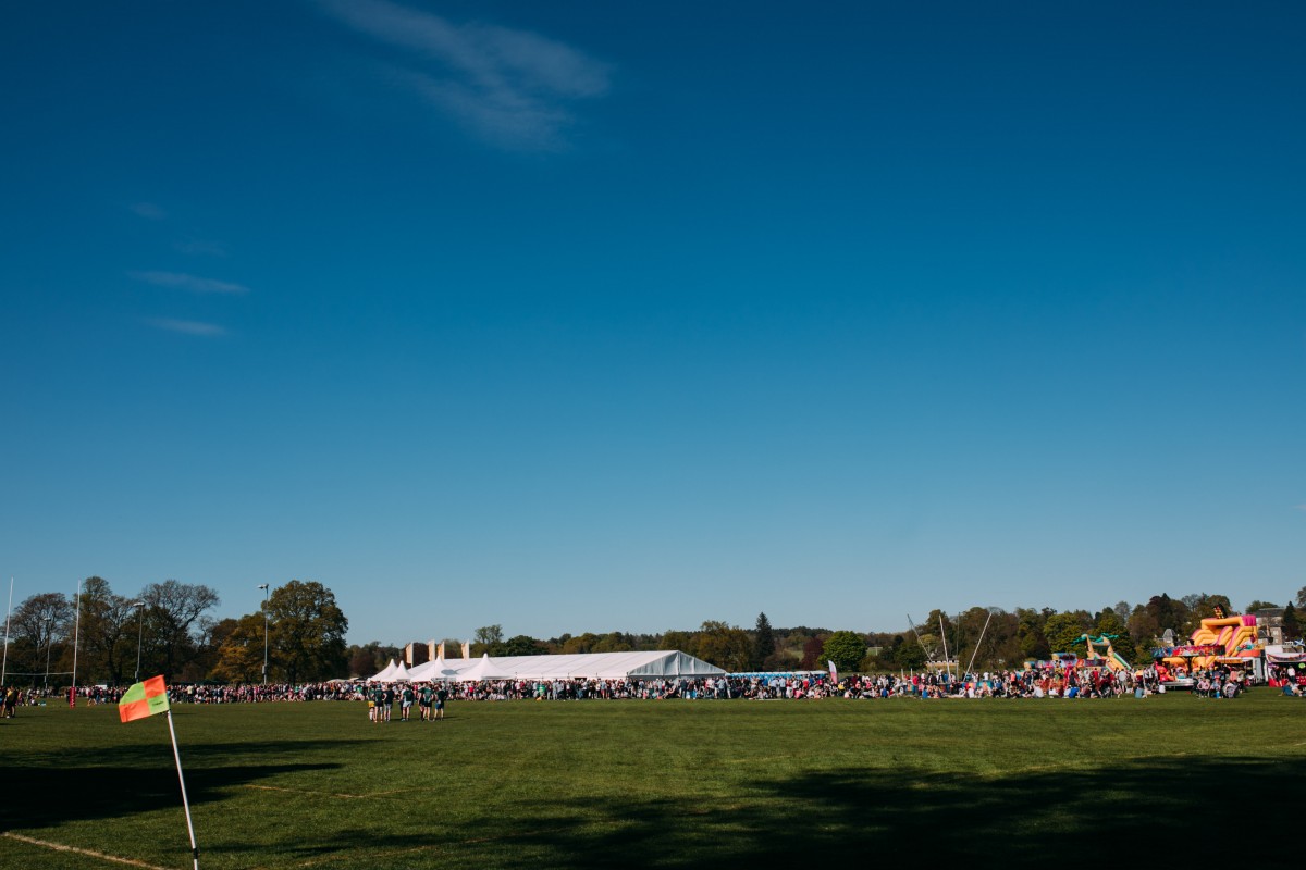 It was a cracking day for it!