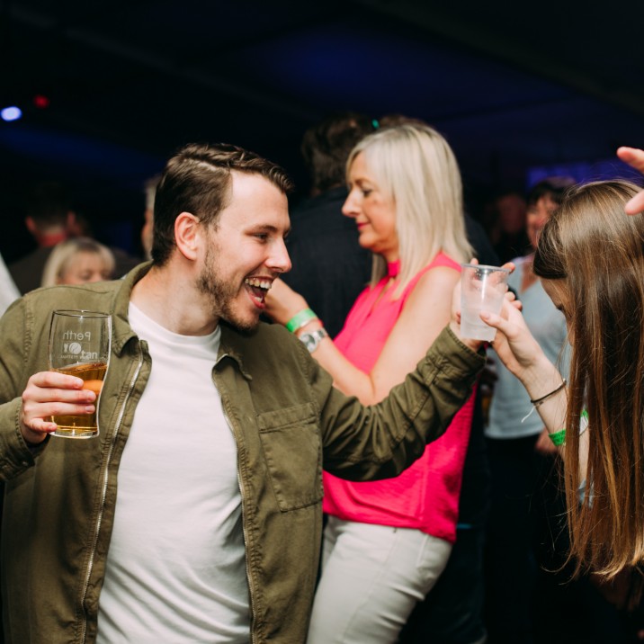 The dancefloor was packed!