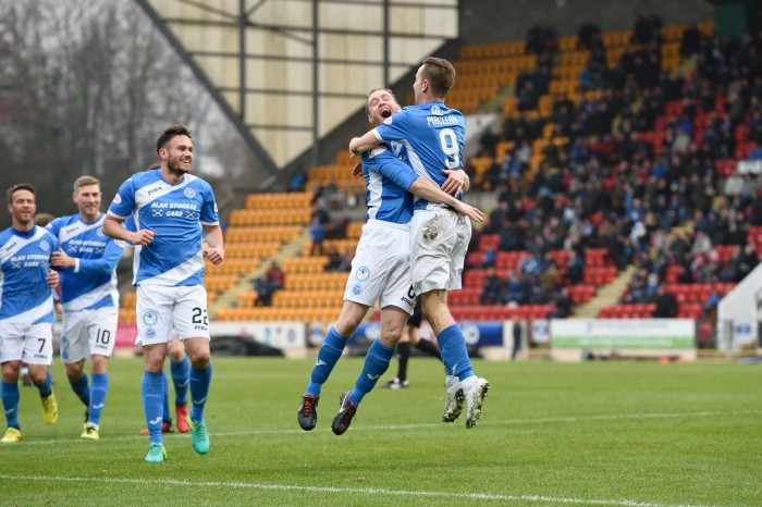 St. Johnstone FC celebrating