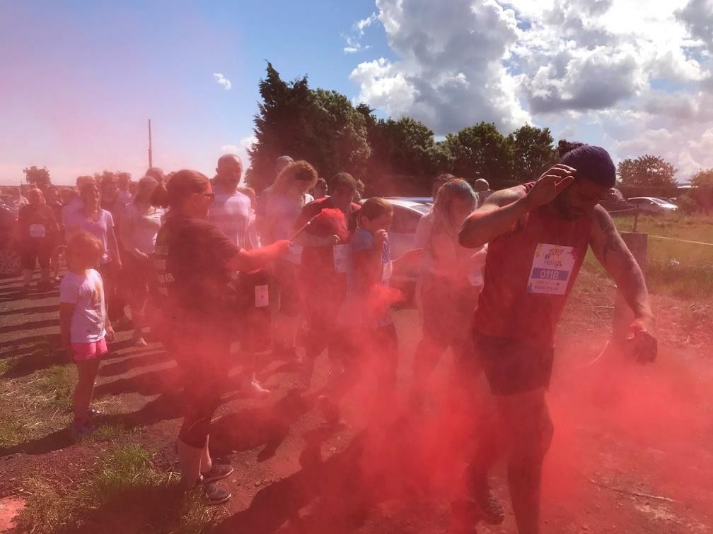 Muddy Colour red mist!