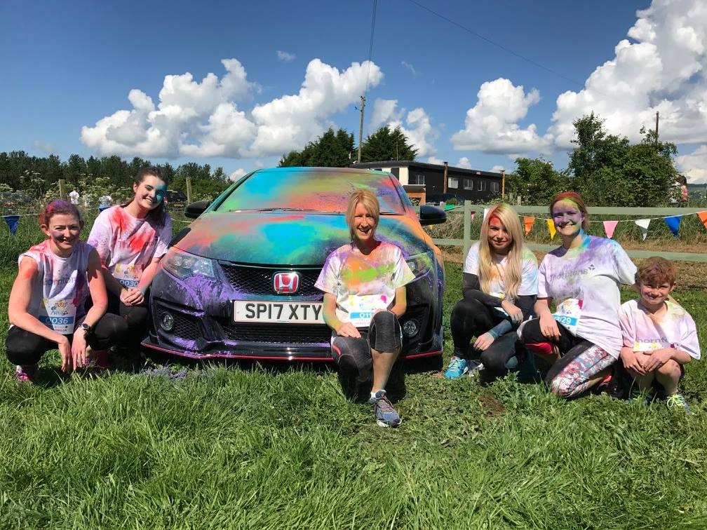 Colourful Honda Civic!