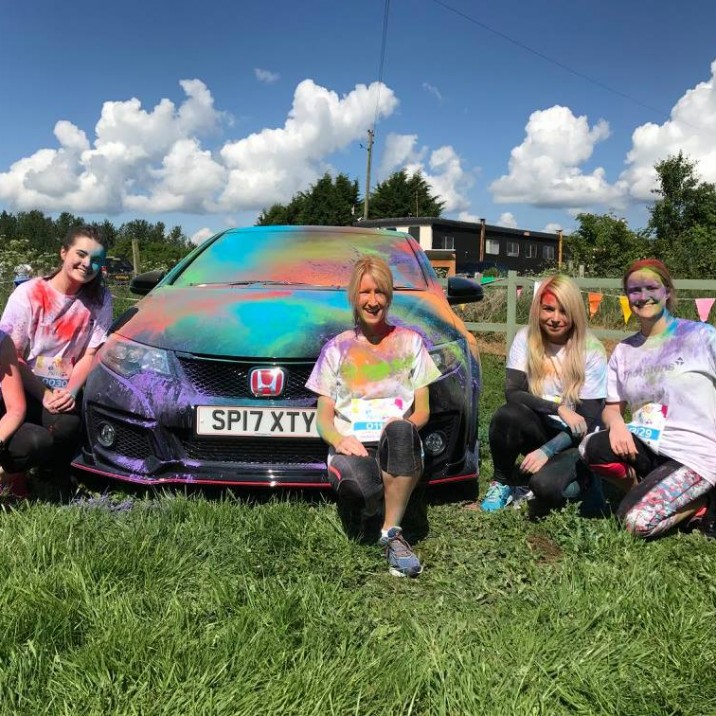 Colourful Honda Civic!