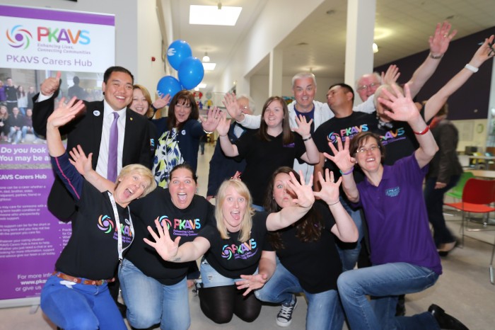 PKAVS Carers - Group Celebrating