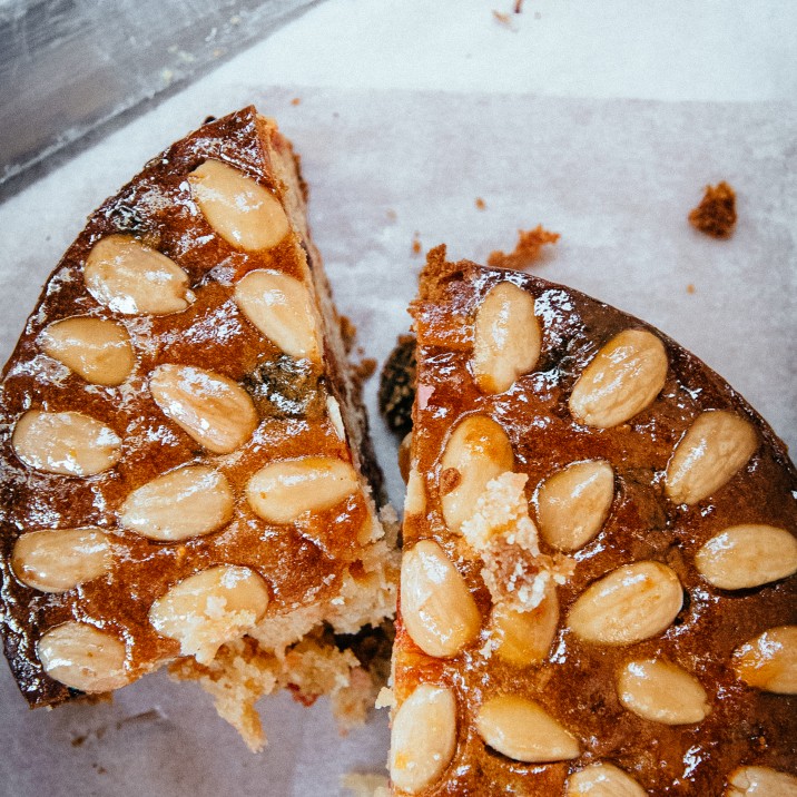 This Dundee cake won't be around for long!