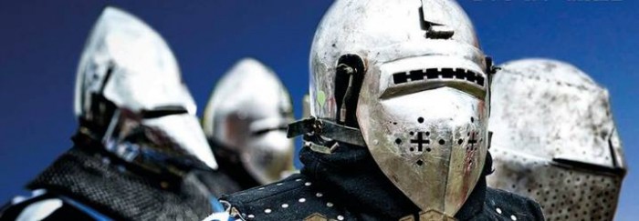 A day of medieval tournaments in the gardens at Scone Palace.