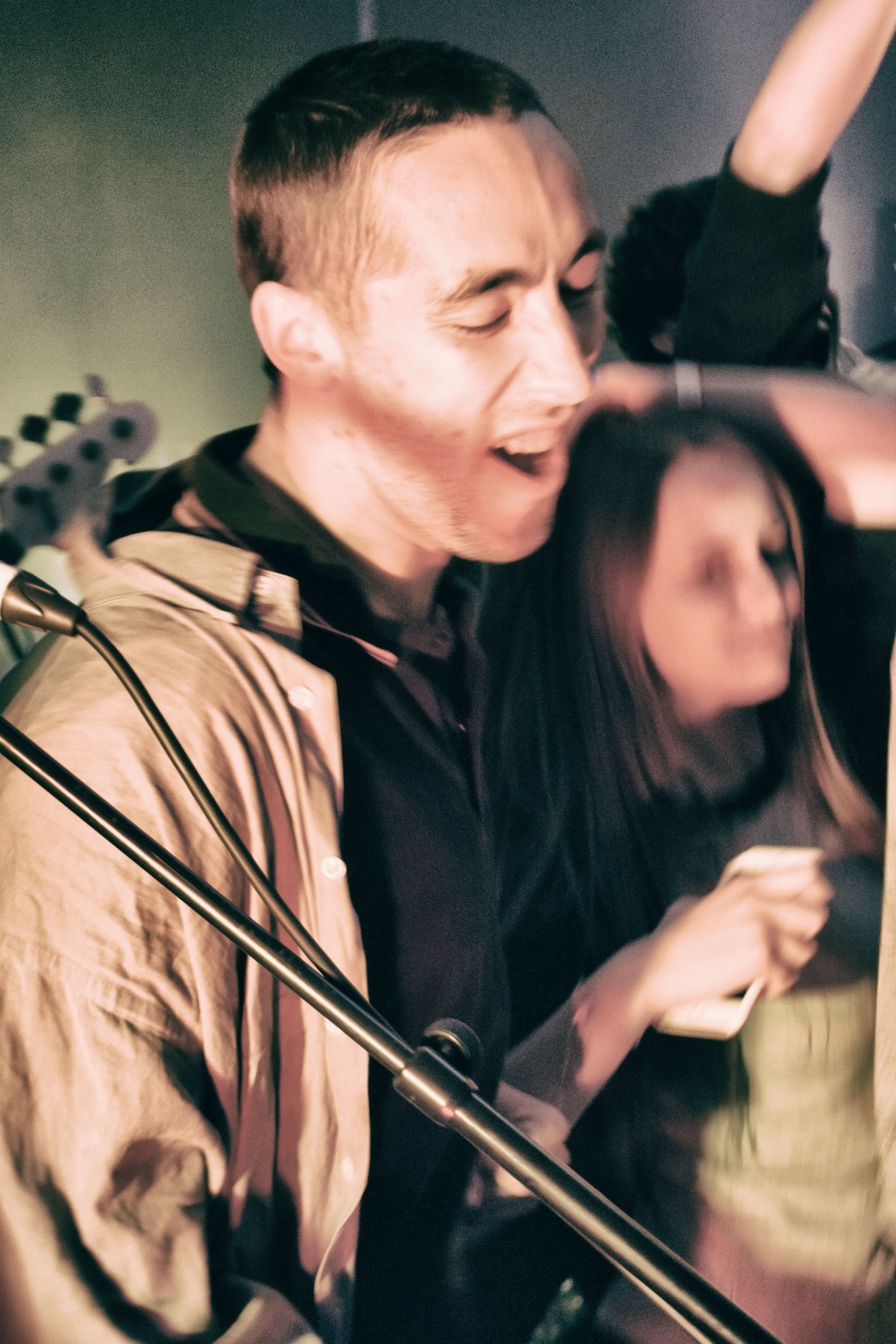 Cain enjoying the music