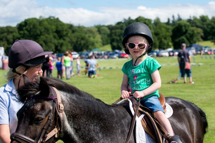Racecourse family pony ride